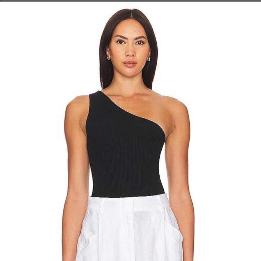 Free people intimately black one shoulder tank size XS/S
